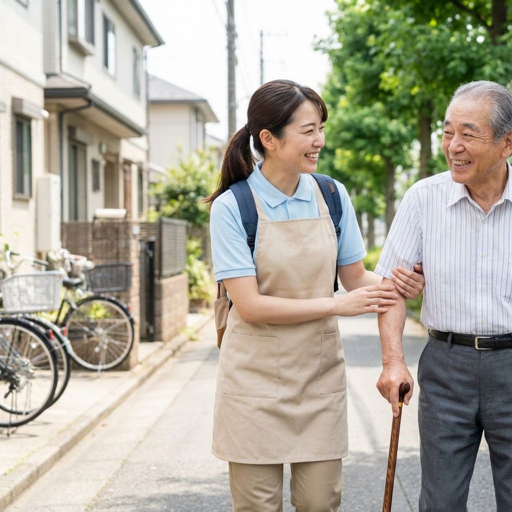 訪問介護スタッフと利用者様