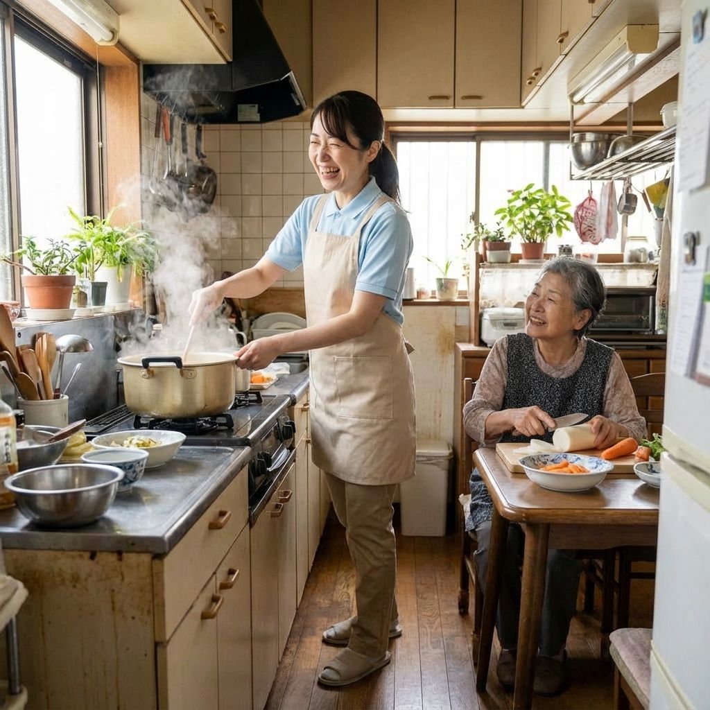 スタッフの様子